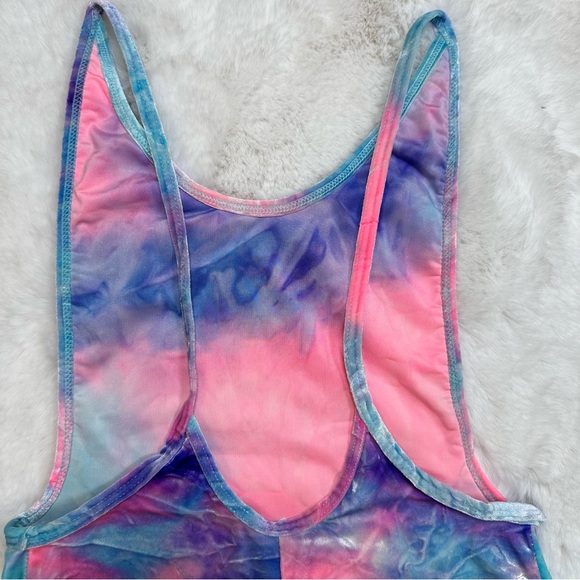 Rave Cheeky Cotton Candy Suede Bodysuit - Picture 5 of 5